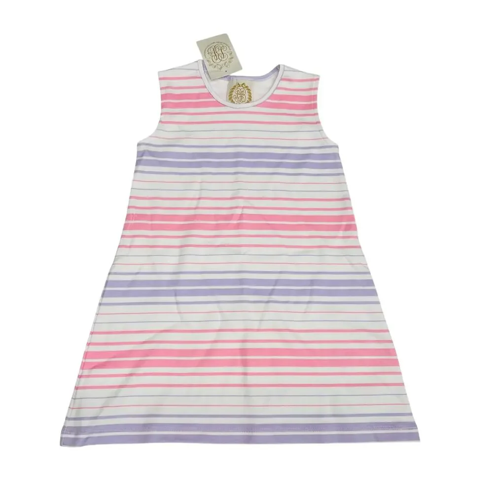 NWT TBBC 4T Polly Play Dress in Sea Grape Stripe